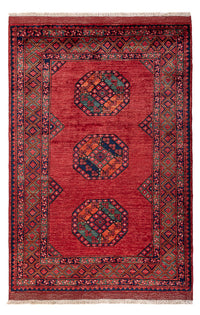 Afghaans tapijt - 186 x 123 cm - rood