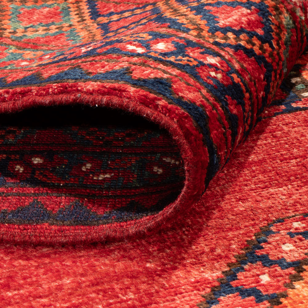 Afghaans tapijt - 186 x 123 cm - rood