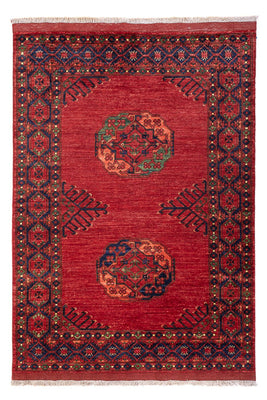 Afghaans tapijt - 181 x 122 cm - rood