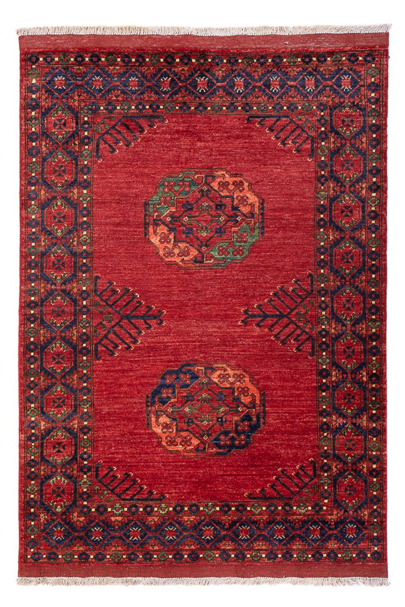 Afghaans tapijt - 181 x 122 cm - rood