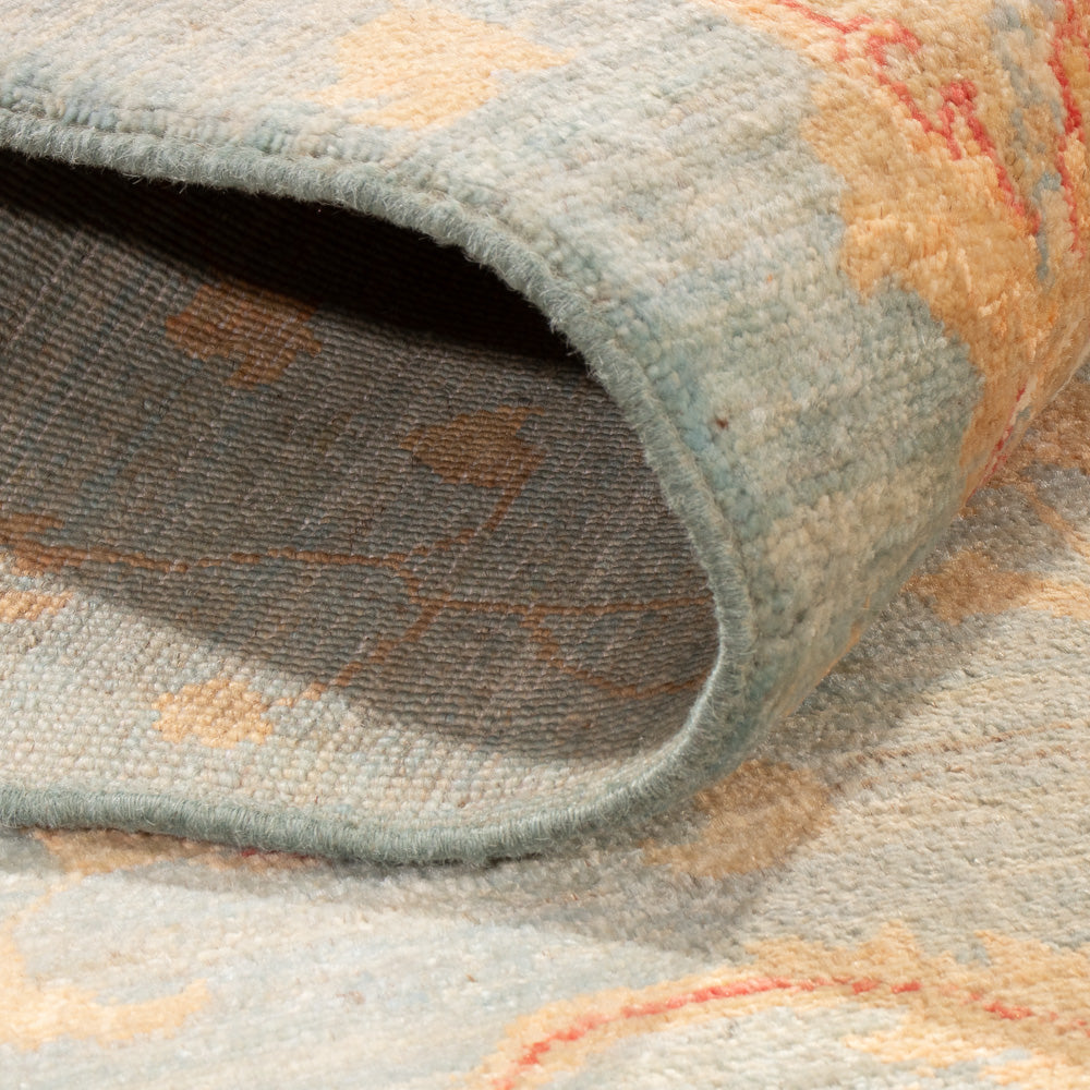 Ziegler tapijt - 179 x 121 cm - zee blauw