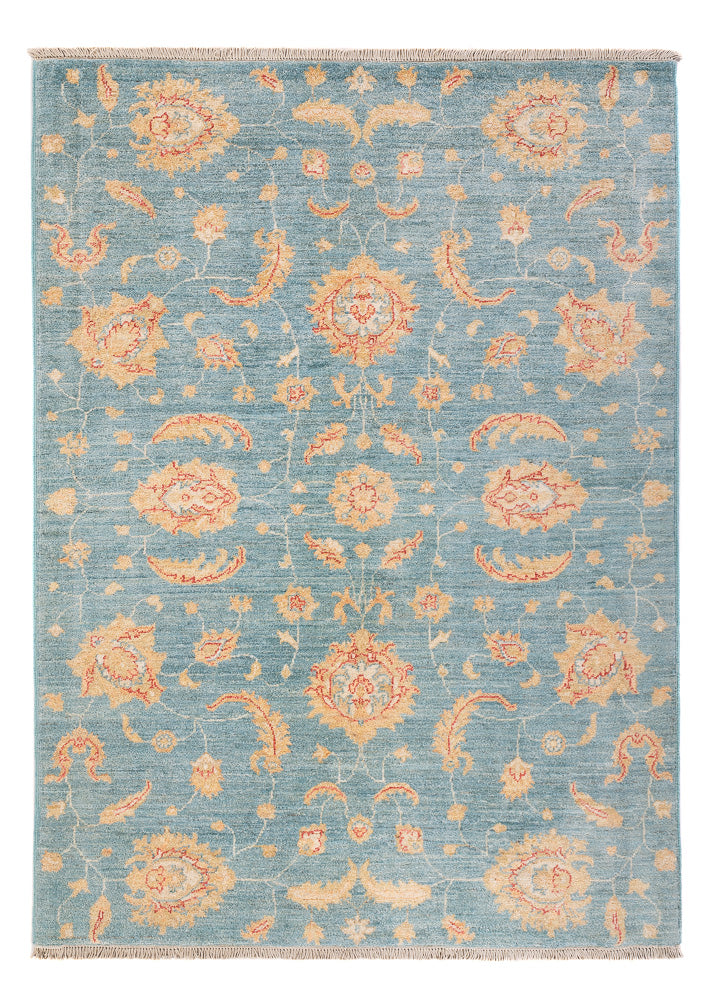 Ziegler tapijt - 179 x 125 cm - zee blauw