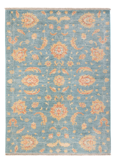 Ziegler tapijt 125x179cm - Oosters Tapijt - zee blauw