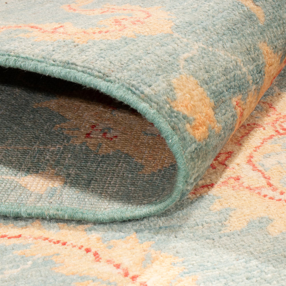 Ziegler tapijt - 179 x 125 cm - zee blauw