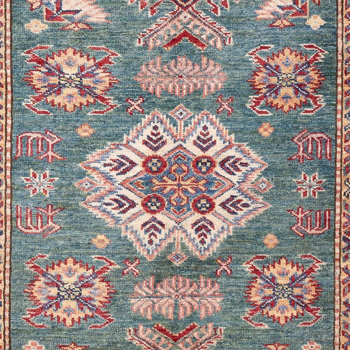 Ziegler Tapijt - Kazak - Koninklijke - 174 x 118 cm - zee blauw