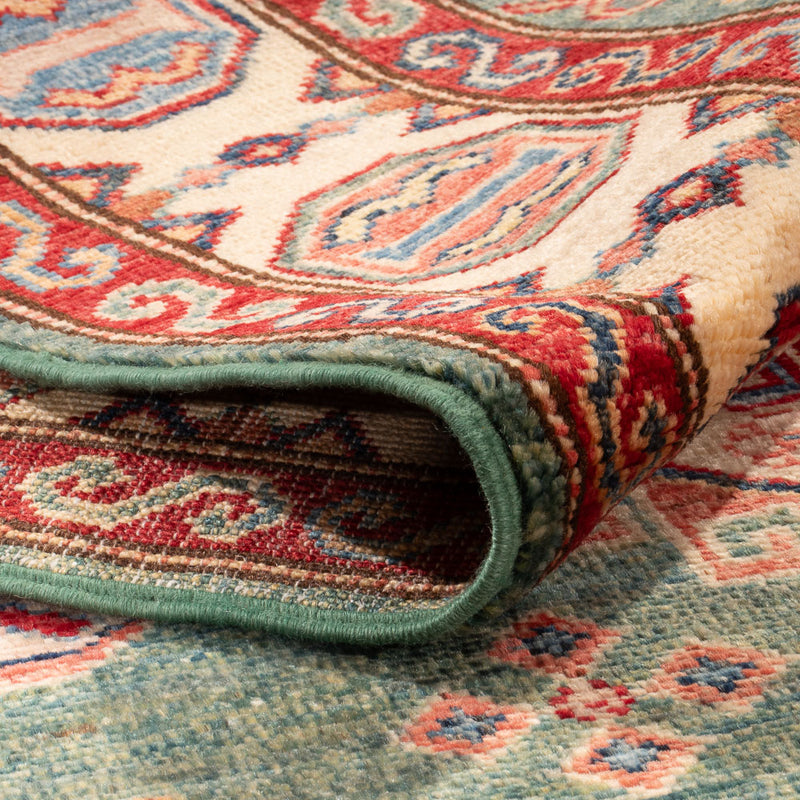 Ziegler Tapijt - Kazak - Koninklijke - 181 x 119 cm - zeegroen