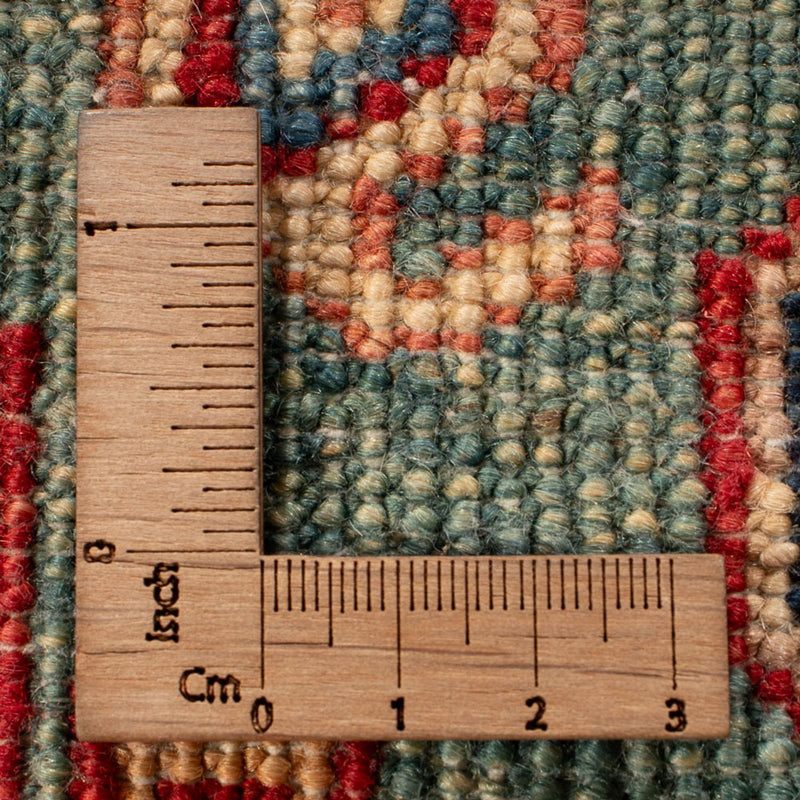 Ziegler Tapijt - Kazak - Koninklijke - 181 x 119 cm - zeegroen