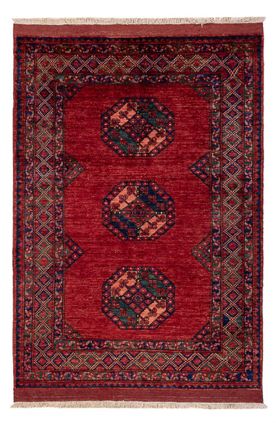 Afghaans tapijt 124x179cm - Oosters Tapijt - rood