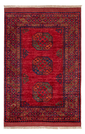 Afghaans tapijt - 182 x 122 cm - rood