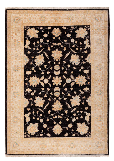 Ziegler tapijt 125x178cm - Oosters Tapijt - zwart