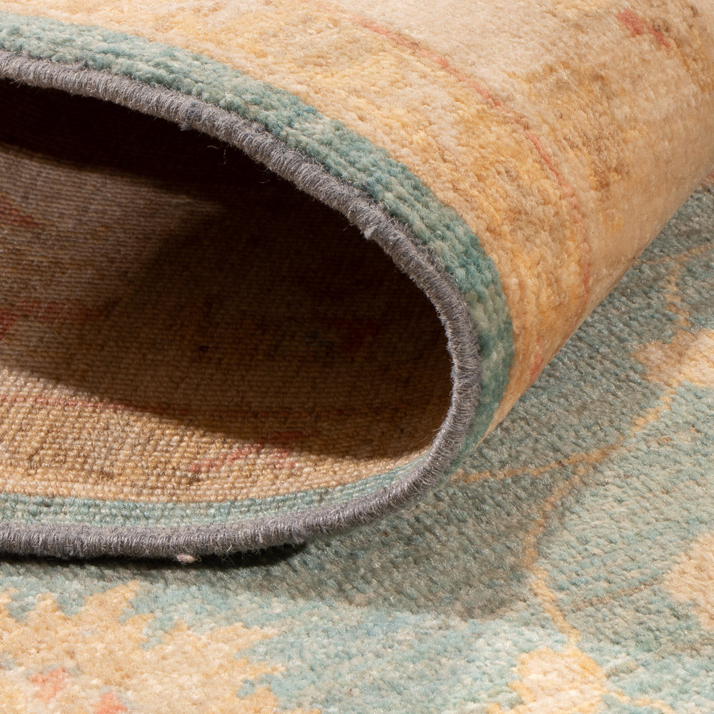 Ziegler tapijt - 175 x 124 cm - zee blauw