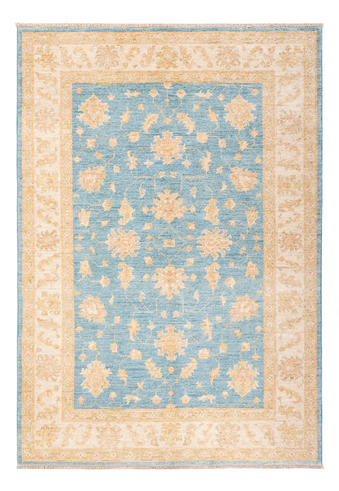 Ziegler tapijt - 177 x 122 cm - zee blauw