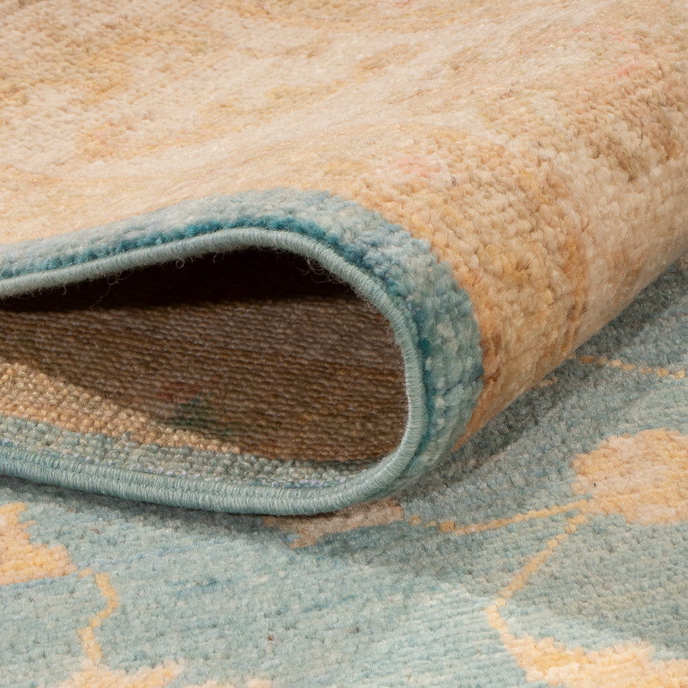 Ziegler tapijt - 177 x 122 cm - zee blauw