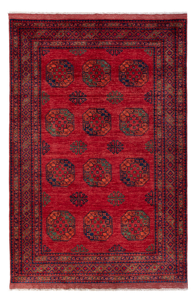 Afghaans tapijt - Kunduz - 317 x 213 cm - rood