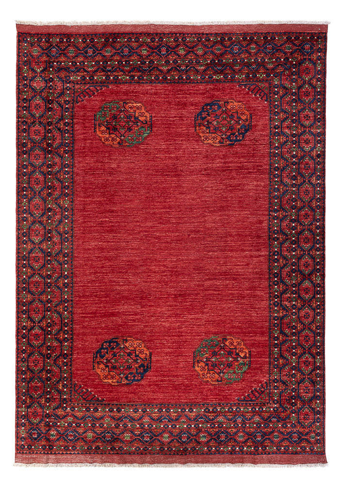 Afghaans tapijt - Kunduz - 296 x 217 cm - rood