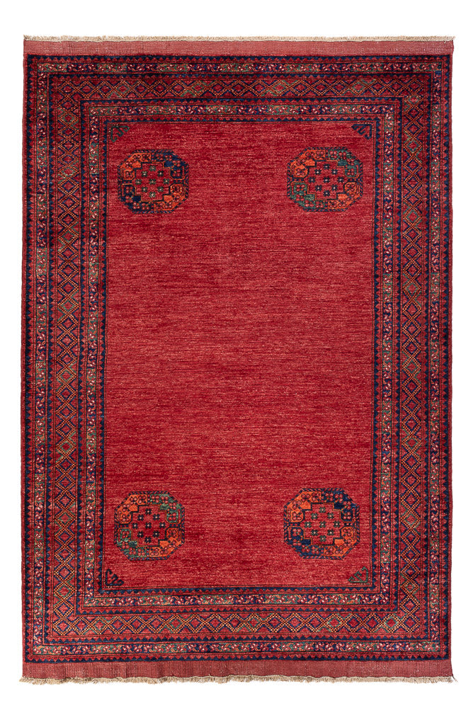 Afghaans tapijt - Kunduz - 294 x 206 cm - rood