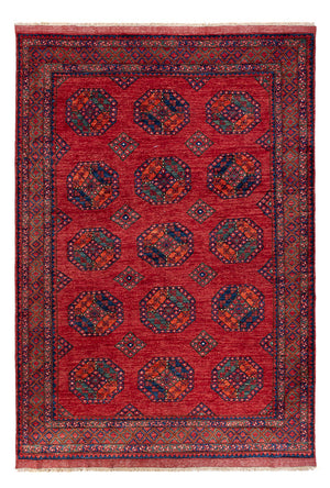 Afghaans tapijt - Kunduz - 297 x 207 cm - rood