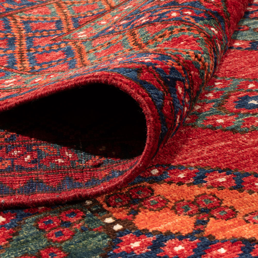 Afghaans tapijt - Kunduz - 297 x 207 cm - rood