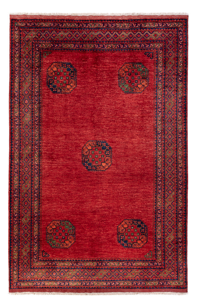 Afghaans tapijt - Kunduz - 305 x 204 cm - rood