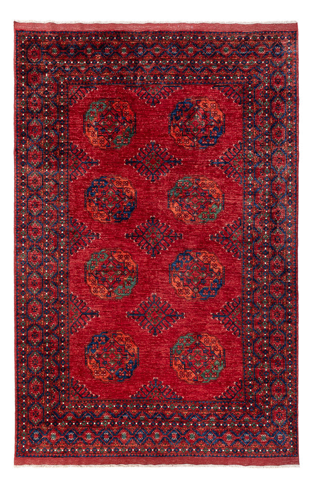 Afghaans tapijt - Kunduz - 312 x 208 cm - rood