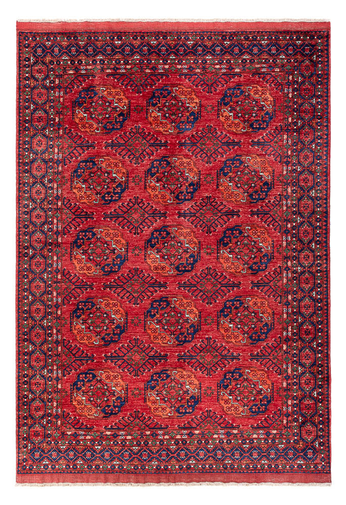 Afghaans tapijt - Kunduz - 296 x 207 cm - licht rood
