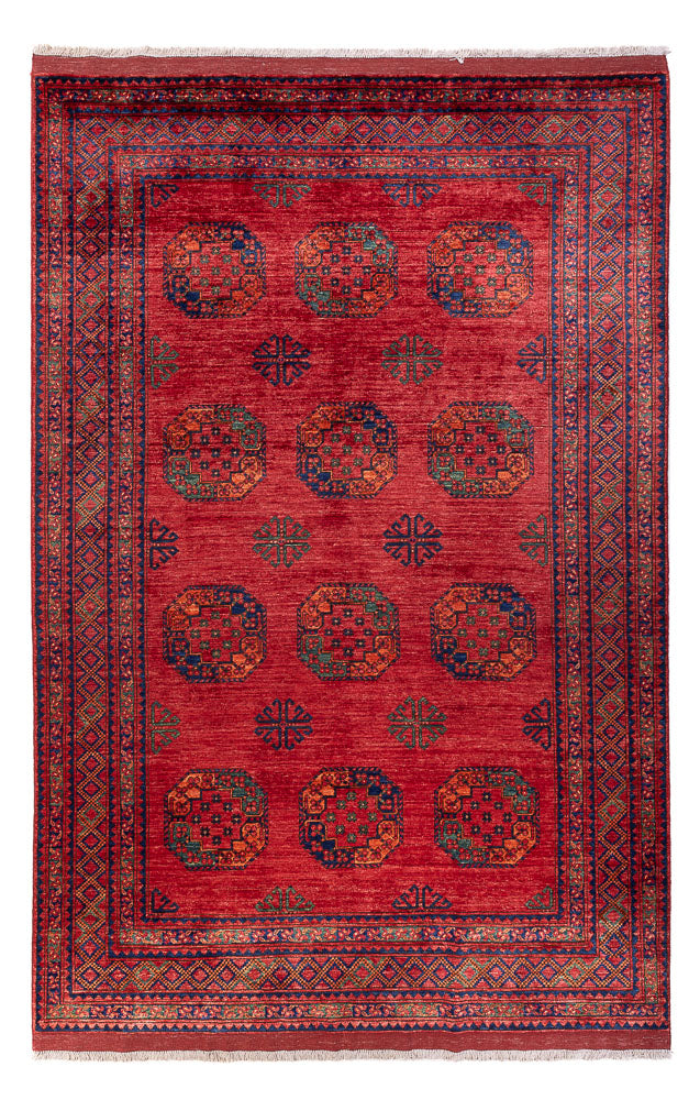 Afghaans tapijt - Kunduz - 305 x 203 cm - rood