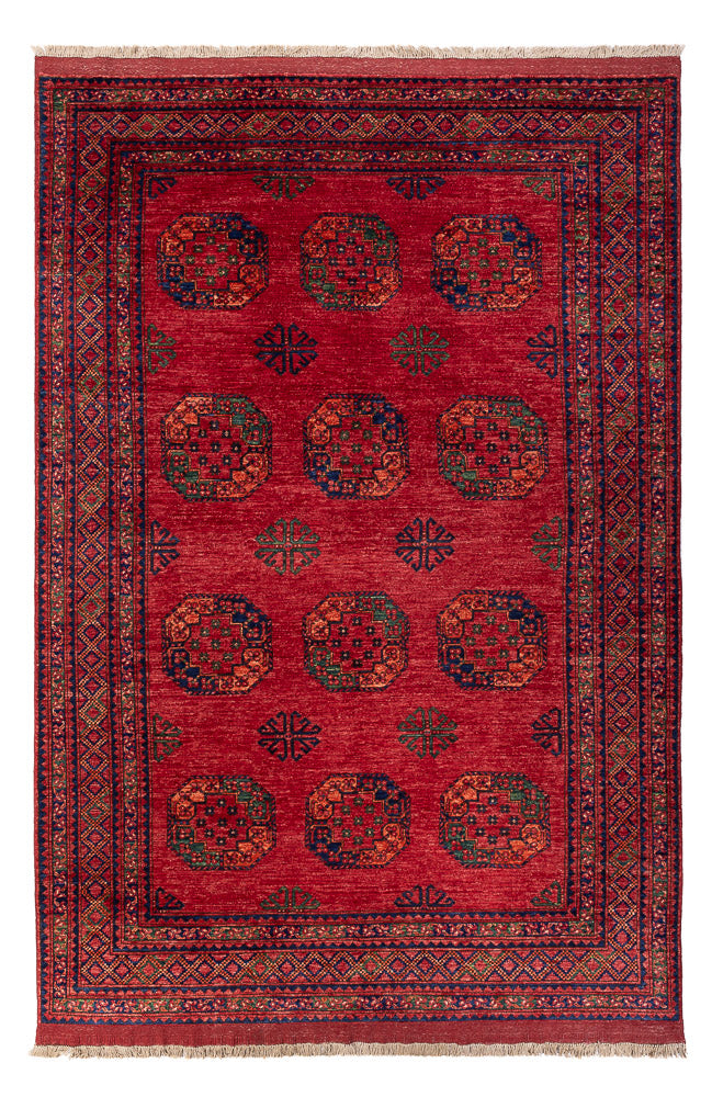 Afghaans tapijt - Kunduz - 298 x 201 cm - rood