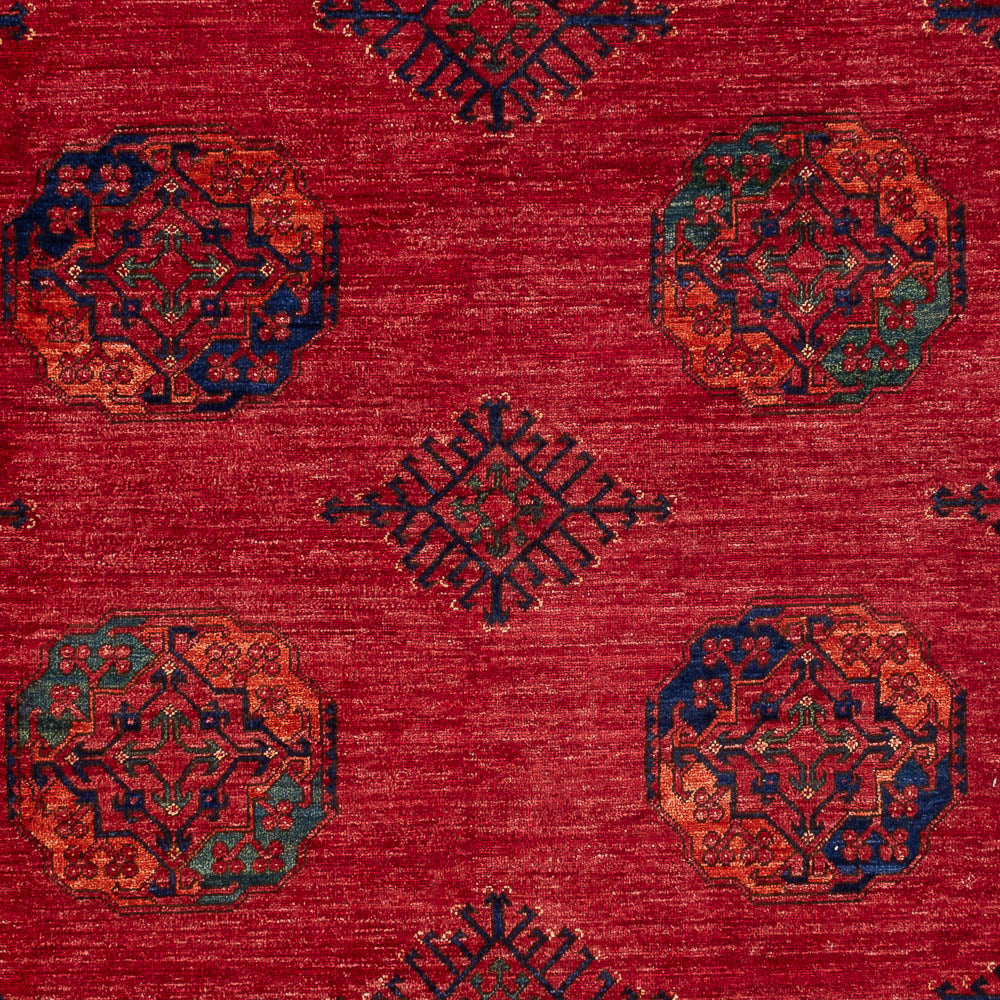 Afghaans tapijt - Kunduz - 299 x 220 cm - rood