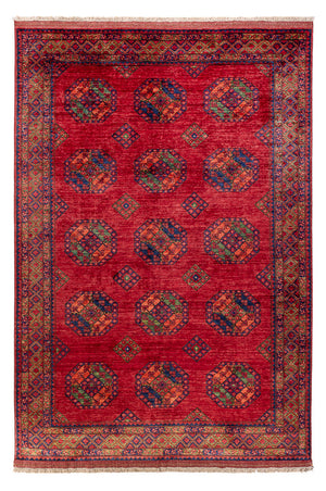 Afghaans tapijt - Kunduz - 301 x 200 cm - rood