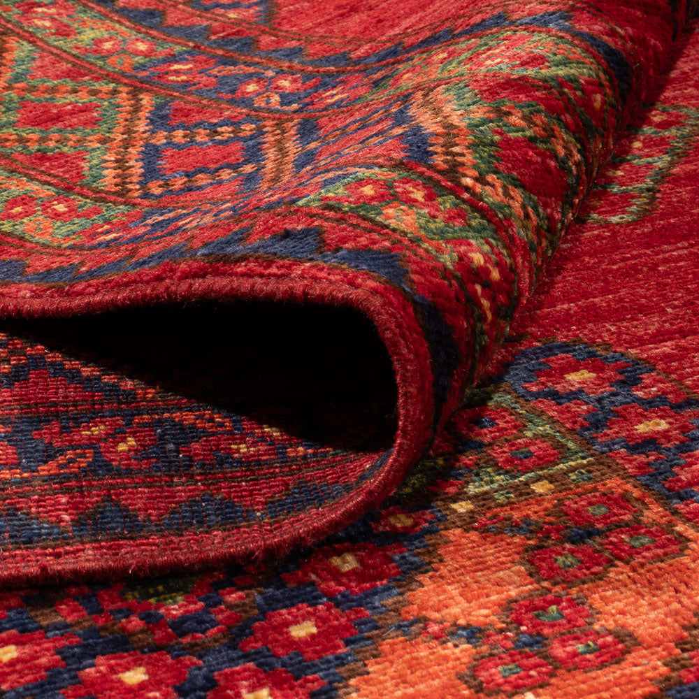 Afghaans tapijt - Kunduz - 301 x 200 cm - rood