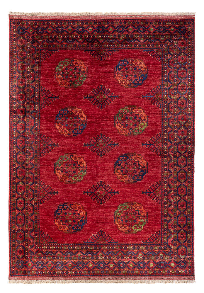 Afghaans tapijt - Kunduz - 296 x 214 cm - rood