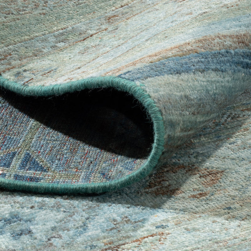 Ziegler Tapijt - Shal - Vintage / Gekleurd - 288 x 207 cm - lichtblauw