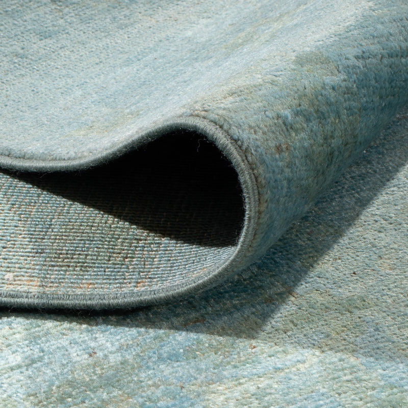 Ziegler tapijt - Modern - Vintage / Gekleurd - 292 x 204 cm - lichtblauw