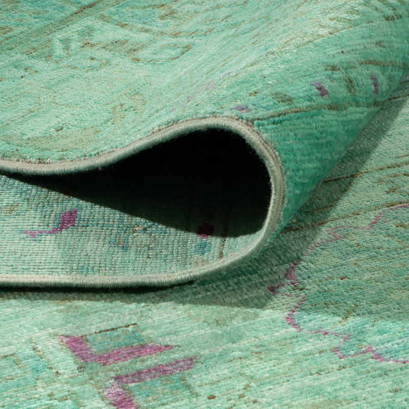 Ziegler tapijt - Modern - Vintage / Gekleurd - 308 x 206 cm - lichtgroen