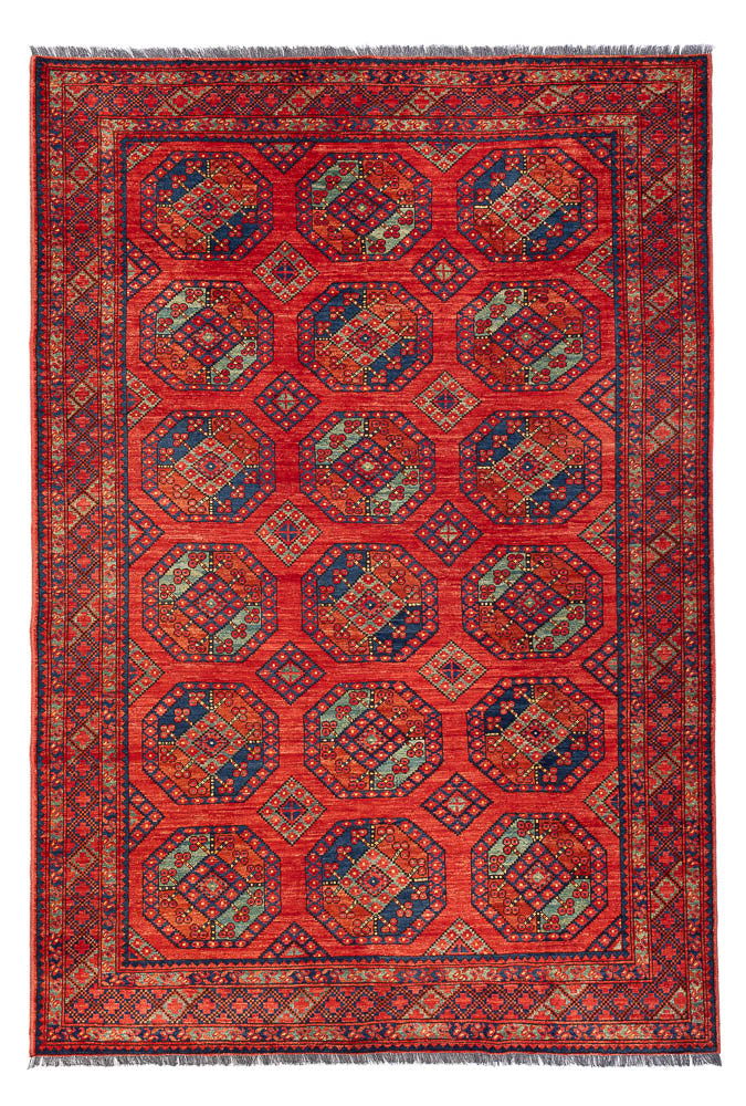 Afghaans tapijt - Kunduz - 305 x 209 cm - rood