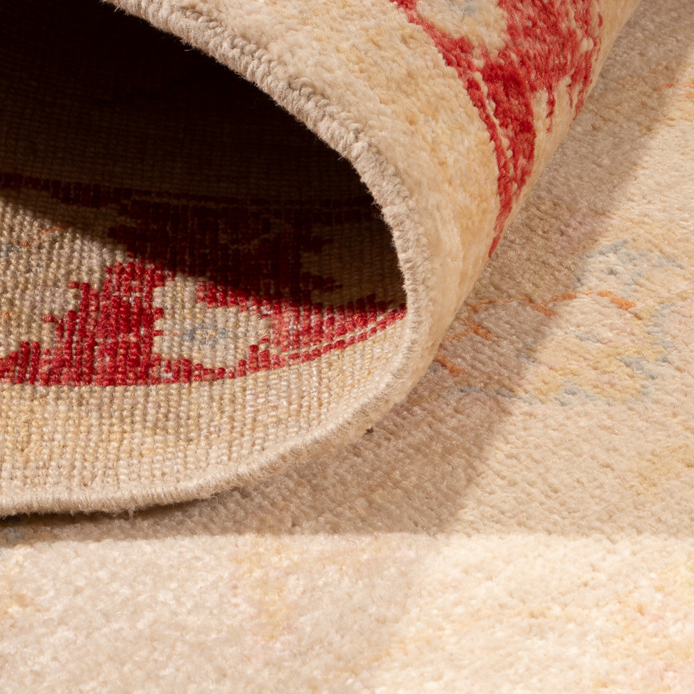 Loper Ziegler tapijt - 291 x 85 cm - beige