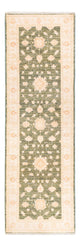 Loper Ziegler tapijt - 252 x 82 cm - olijfgroen