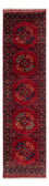 Loper Afghaans tapijt - Kunduz - 305 x 82 cm - rood