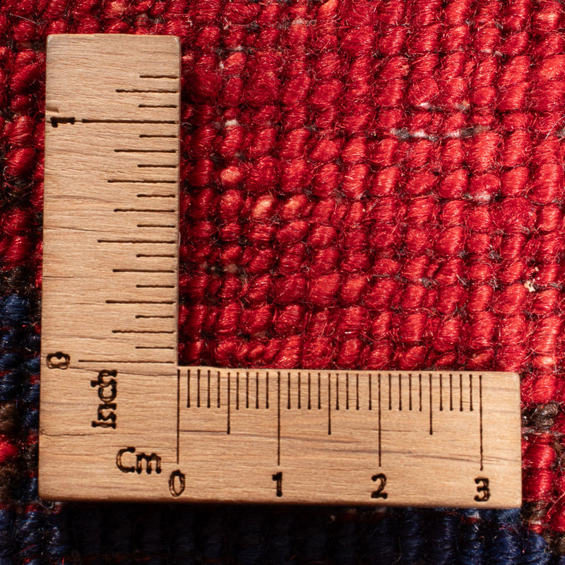 Loper Afghaans tapijt - Kunduz - 305 x 82 cm - rood