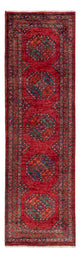 Loper Afghaans tapijt - Kunduz - 291 x 87 cm - rood