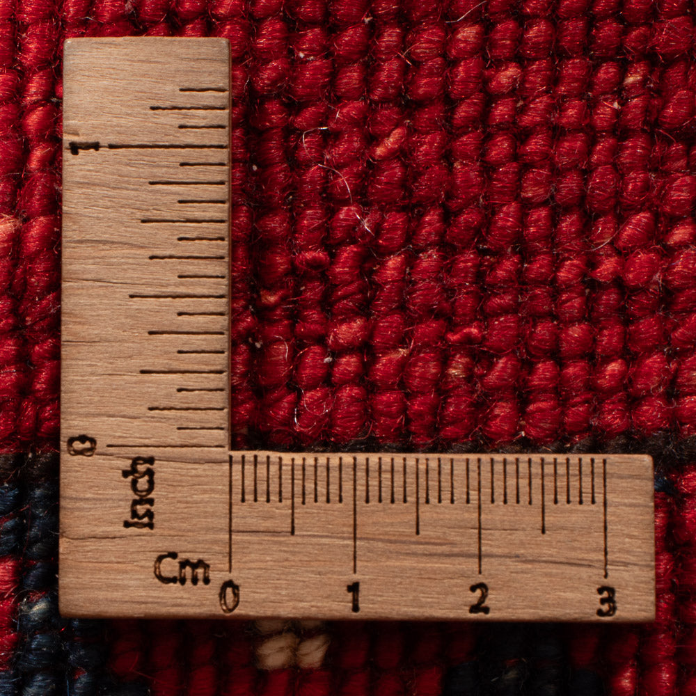 Loper Afghaans tapijt - Kunduz - 291 x 87 cm - rood