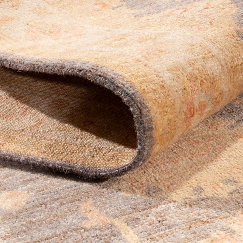 Loper Ziegler tapijt - 293 x 81 cm - benzine blauw