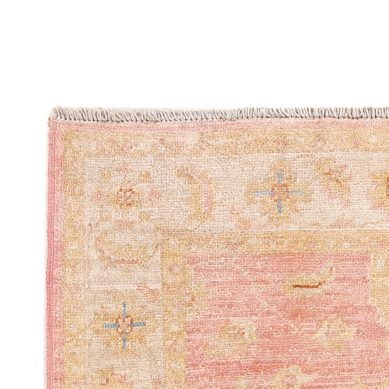 Loper Ziegler tapijt - 242 x 81 cm - licht rood