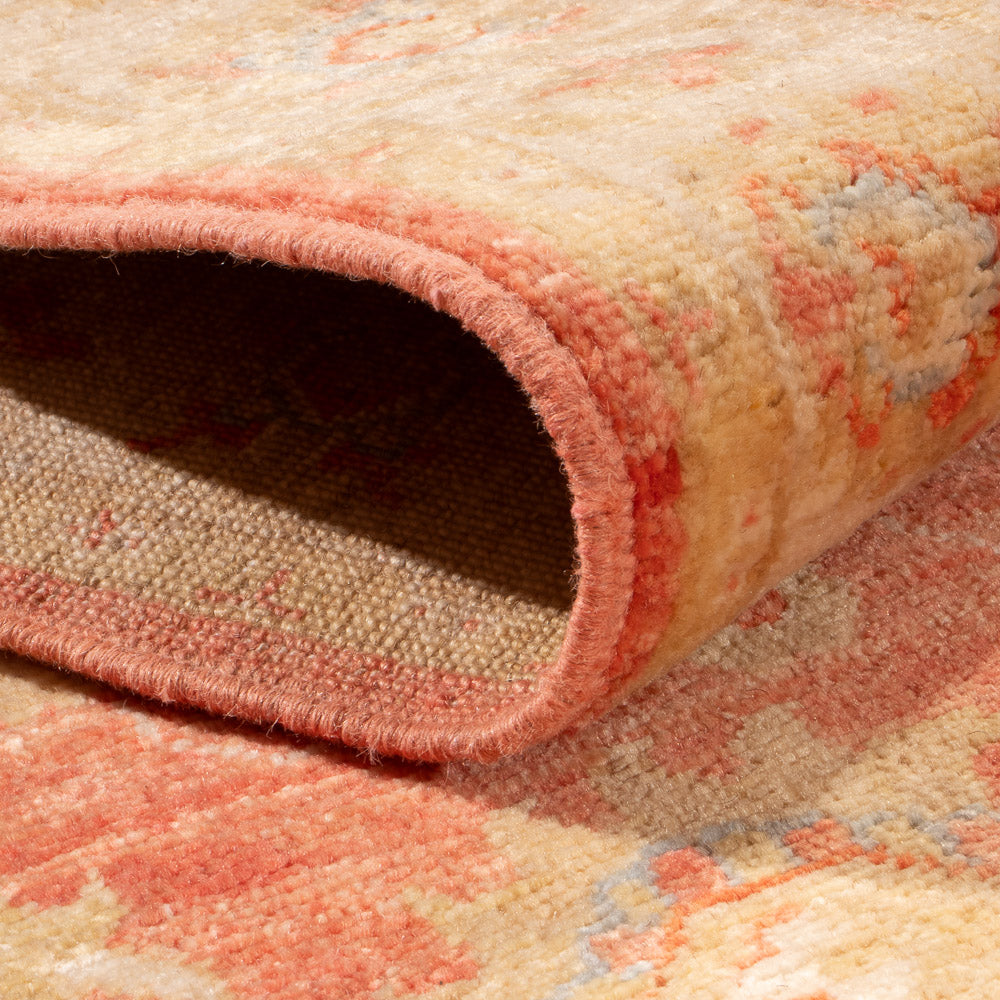 Loper Ziegler tapijt - 294 x 80 cm - licht rood