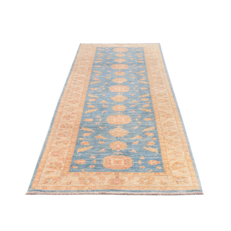 Loper Ziegler tapijt - 294 x 84 cm - blauw