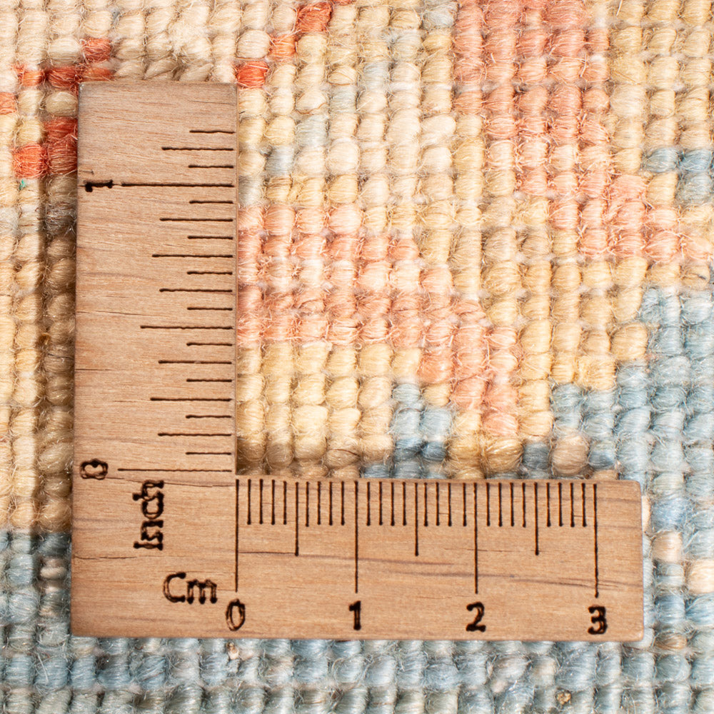 Loper Ziegler tapijt - 294 x 84 cm - blauw