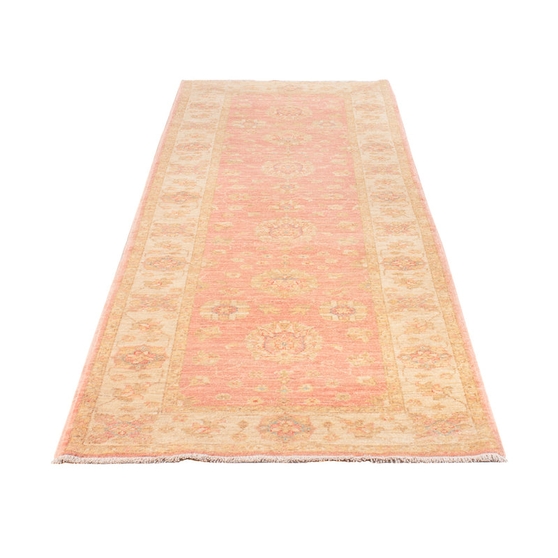 Loper Ziegler tapijt - 301 x 84 cm - licht rood