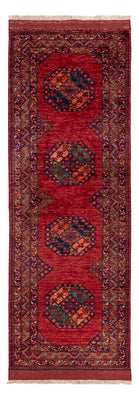 Loper Afghaans tapijt - Kunduz - 237 x 83 cm - rood
