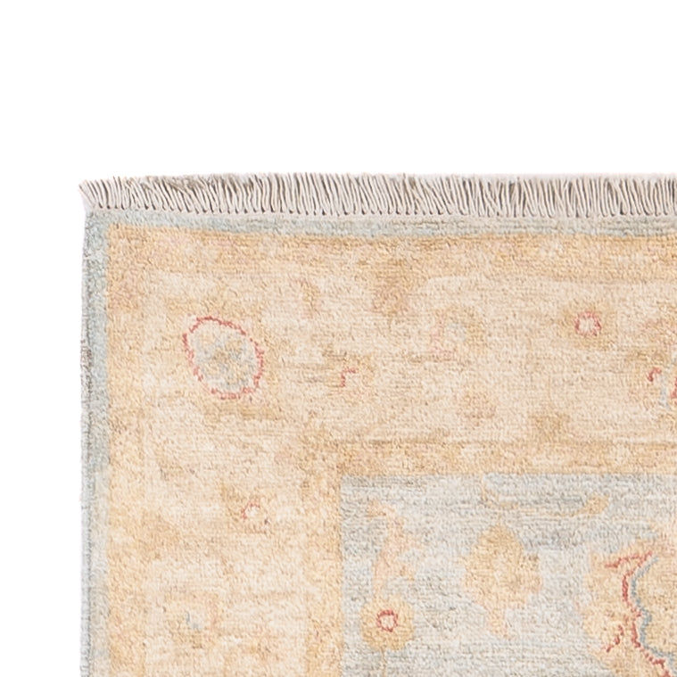 Loper Ziegler tapijt - 298 x 80 cm - lichtblauw