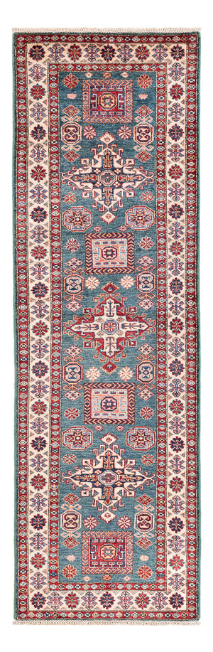 Loper Ziegler Tapijt - Kazak - 253 x 78 cm - donkerblauw
